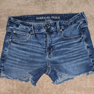American Eagle Outfitters Dark Blue Jean Shorts